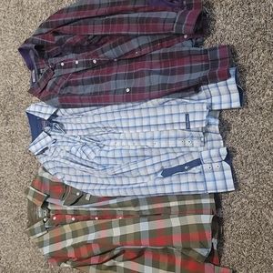 3 of plaids shirt size XXL